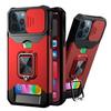 Applicable To iPhone17Promax Ring Card Push Window Mobile Phone Case Apple 16/15 Car Magnetic Protective Case