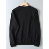 Men's Autumn Sweatshirt with Fish Scale Embroidery, Heavy Wash, and Long Sleeves, Suitable for Sports and Casual Wear