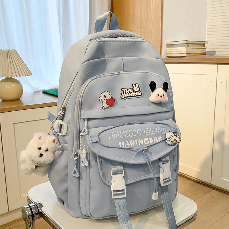 Schoolbags Children Elementary School Girls Junior High School College Students Two Piece Set of Large Capacity Backpacks