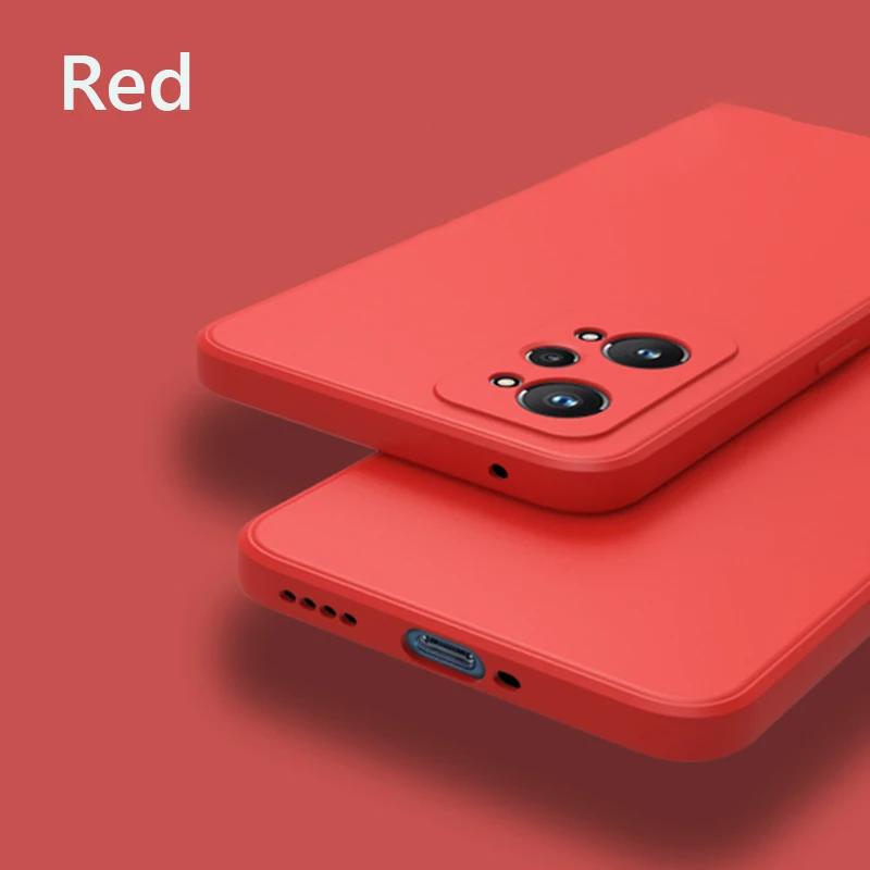 For Realme GT Neo 2 3 3T Case ShockProof Liquid Silicone Soft Cover On For Realme GT2 Pro Neo2 Neo 2T 5G Phone Case Coque Shell