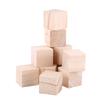 30PCS Square Wood Square Blocks Unfinished Square Wooden Block Wooden Blocks  DIY Projects