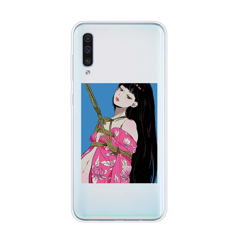 

Чехол для телефона с аниме «Эстетическая девушка» для Samsung Galaxy A90 A80 A70 A60 A50 A40 A30 A20S A20E A10 A10E A10S S8 S7 S6 Edge Samsung A90(5G)