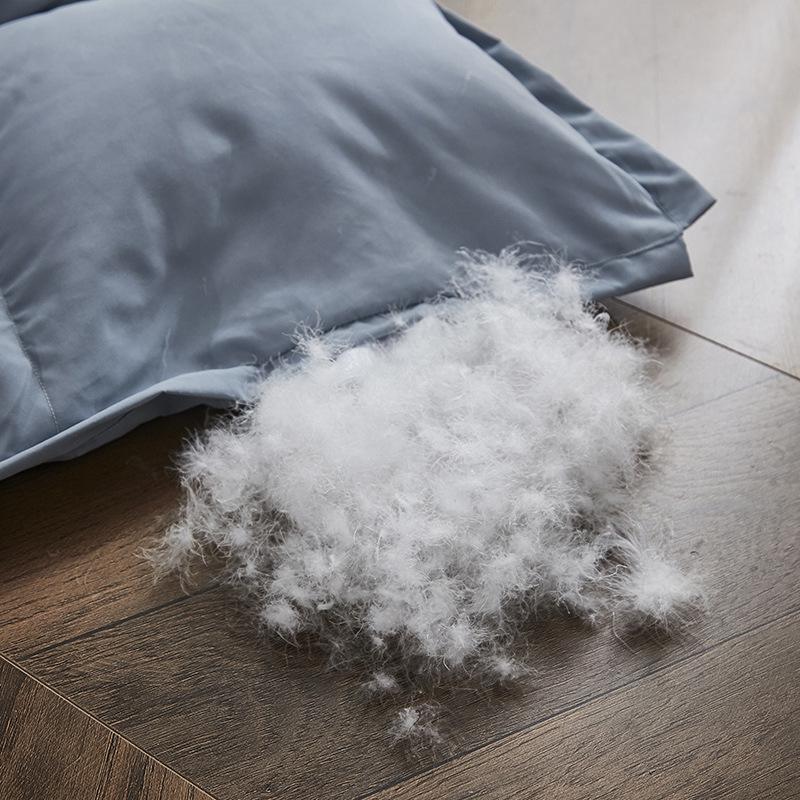 Soft Velveteen Cotton Down Comforter Shell - Minimalist High-Density Nude Design