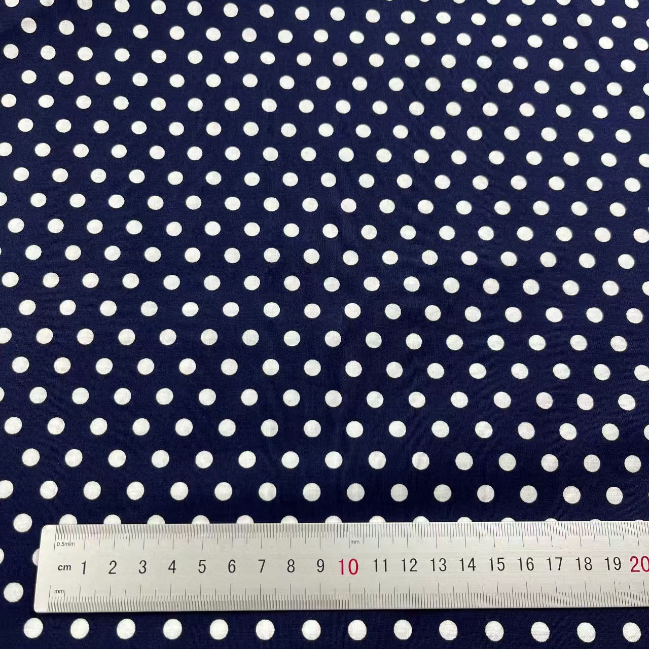 40s Cotton Poplin Printed Fabric, 0.6cm Polka Dot Printed, in Stock Item