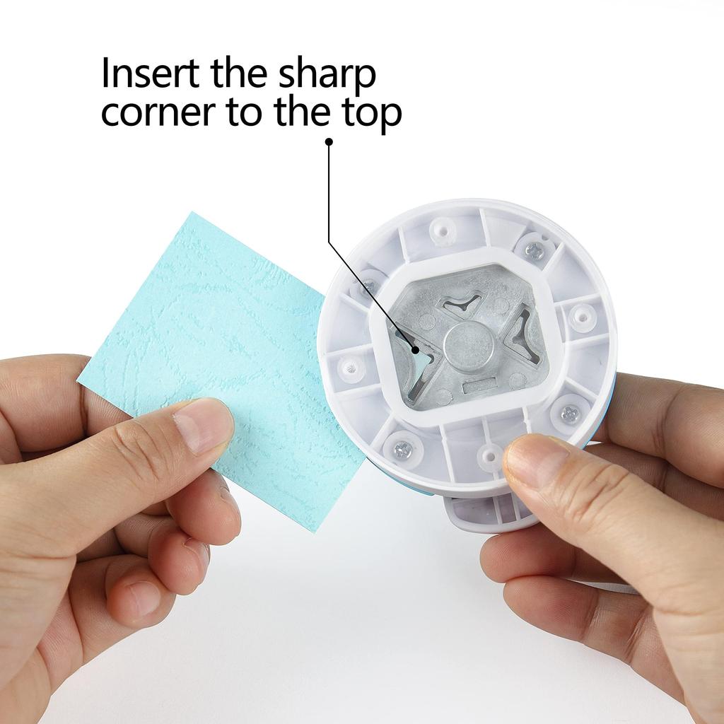 Ecraft Paper Corner Rounder Corner cutter for paper card and Punch 3-in-1 (R4mm, R7mm, R10mm) - crafting, laminating, photography, DIY, making,