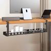 Cable Management Under Desk Cable Tray With Clamp For Wire Management Load-Bearing Wire Cord Organization Box Offices Desktop