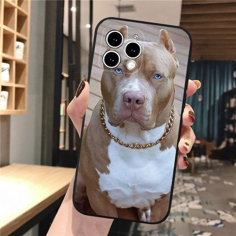 Phone Case Carcasa Funda For iPhone 17 Pro Max 17 Air 16 15 14 13 Pro Max 15 16 Pro 15Plus Pitbull Terrier Dog