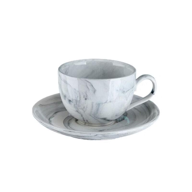 Oeny Nordic Light Luxury Marble Ceramic Coffee Cup Set