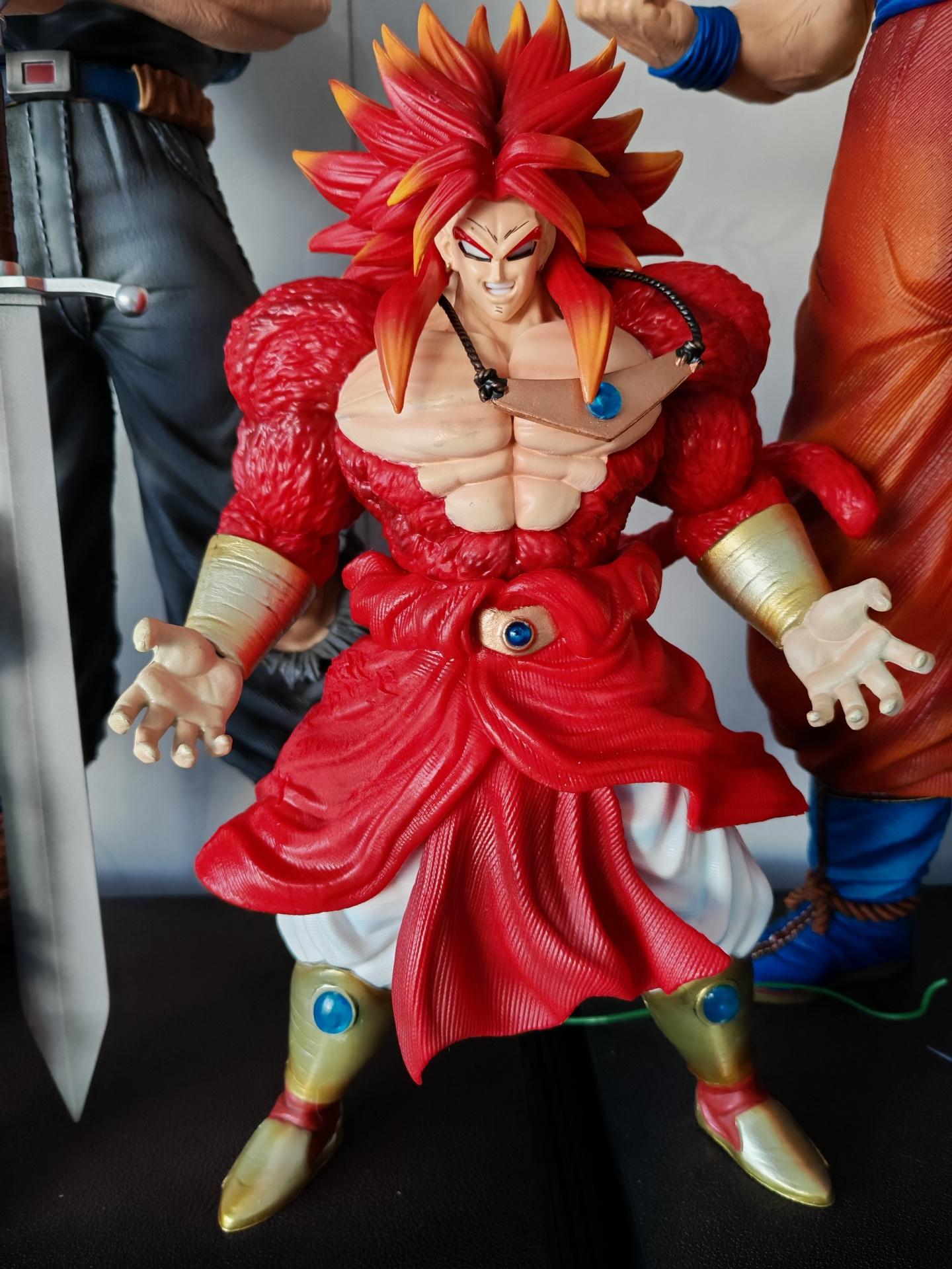 

Super Four Broly JT Studio Same Design Figure Statue Dragon Sphere Z can be move 30Cm/11.91Inch Polyvinyl Chloride Collector Miniature Playthings No box