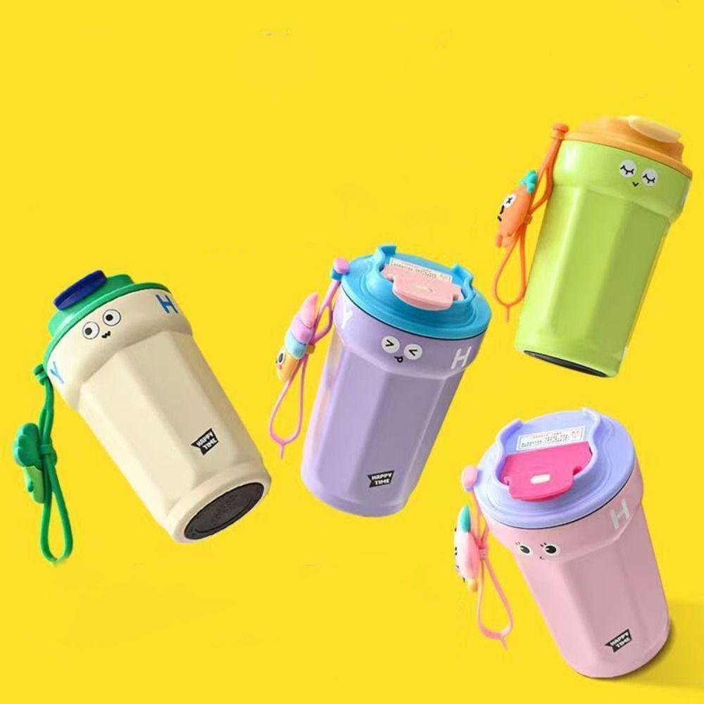 450ml Insulation Cup Stainless Steel Coffee Mug Portable Thermal Flask Hot Cold Drinks