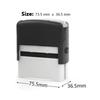 Self Inking Rubber Stamp Date DIY Custom for Legal Inventory Stamps Notary