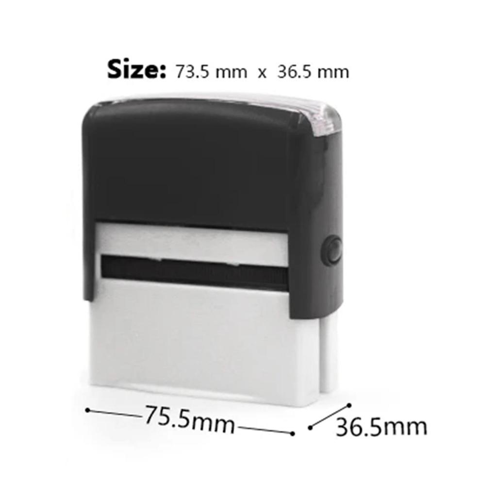 Self Inking Rubber Stamp Date DIY Custom for Legal Inventory Stamps Notary