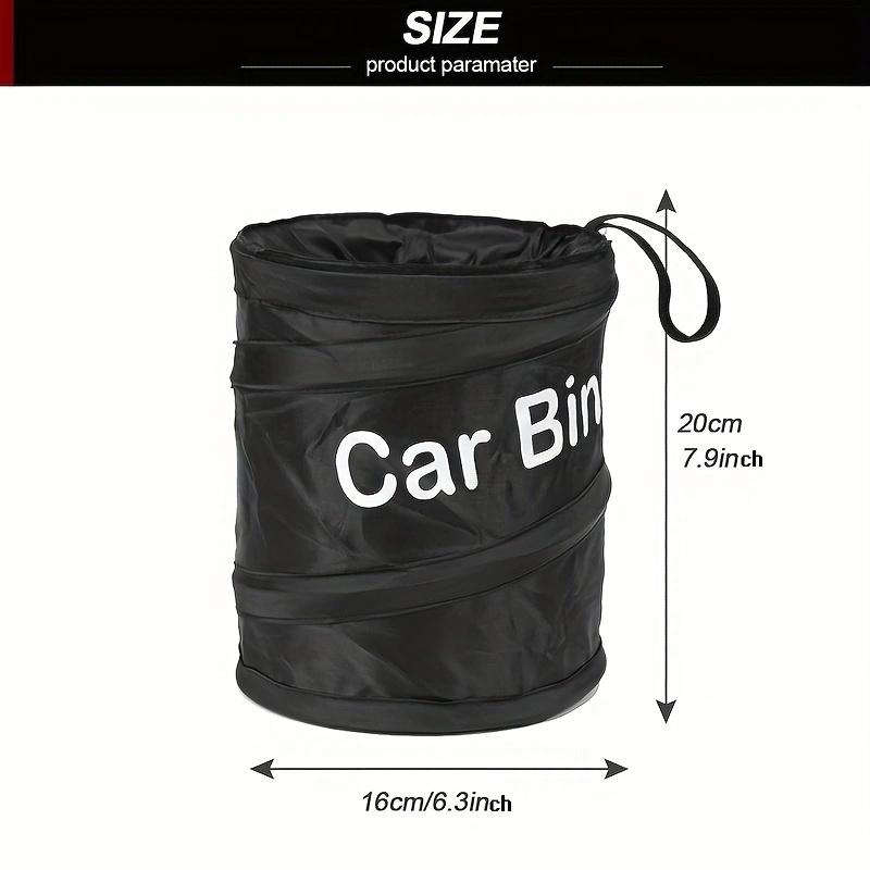 

1PC Car storage bin, garbage bin, multifunctional spiral folding portable bin, car garbage bin, hot selling item in stock чёрный