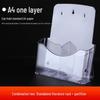 A4 Acrylic Three-Layer Brochure and Leaflet Display Stand