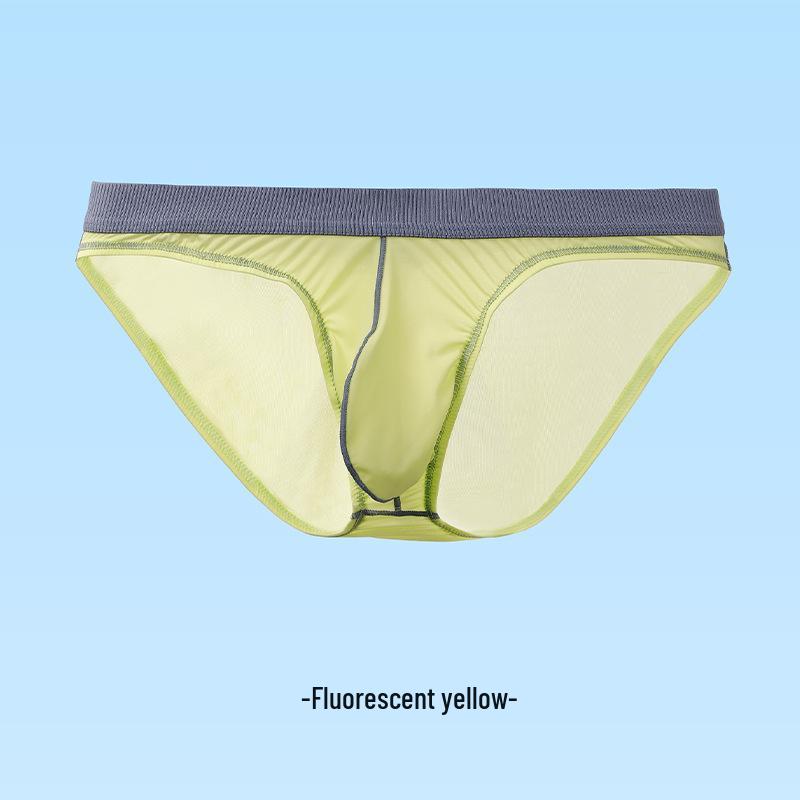 Ultradünne Herren Ice Silk Triangle Slips - Halbtransparent, Schmaler Schritt, Sexy Unterwäsche im japanischen Stil