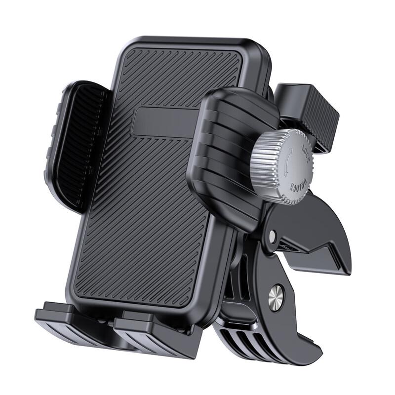 Bicycle Phone Holder with Crab Clamp