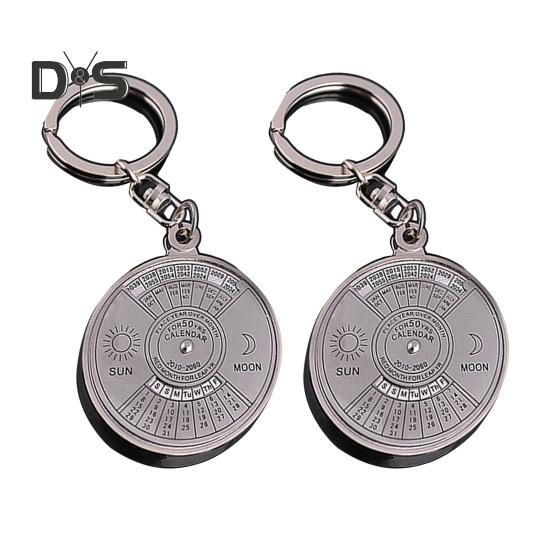 

2/3/5 шт. брелок с изображением солнца и луны, английский вечный календарь, брелок-подвеска в стиле ретро, многоцелевой аксессуар 2pcs