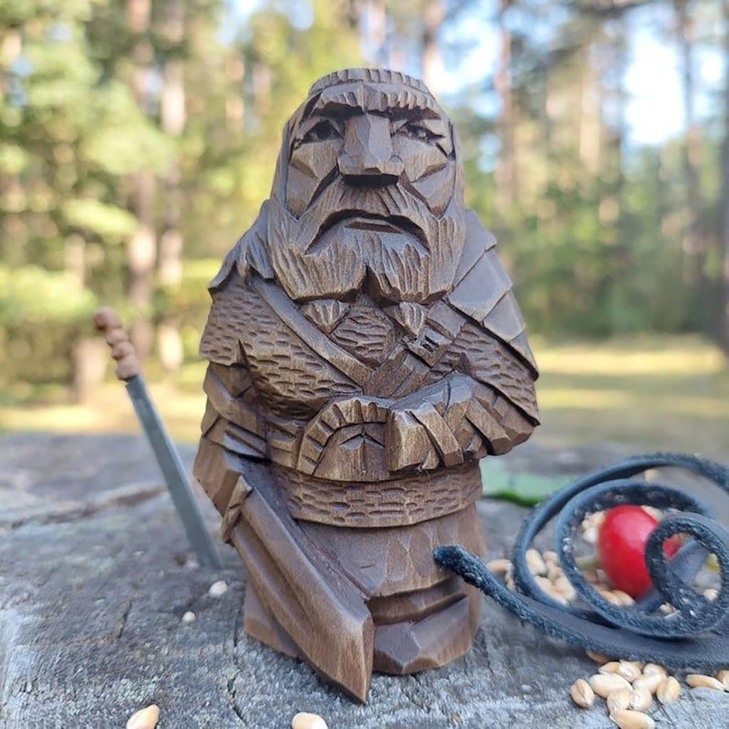Odino Thor Tyr Ulfhednar Norse Pagan Resina Vichingo Statua Nordic Pagan Ornamenti In Resina Arte per la Casa Decorazione del Giardino Esterno