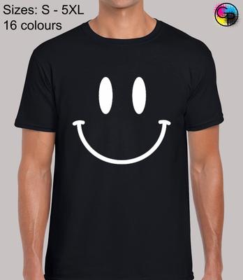 Eyes And Mouth Cool Rave Music DJ Regular Fit T-Shirt Top TShirt Tee for Men