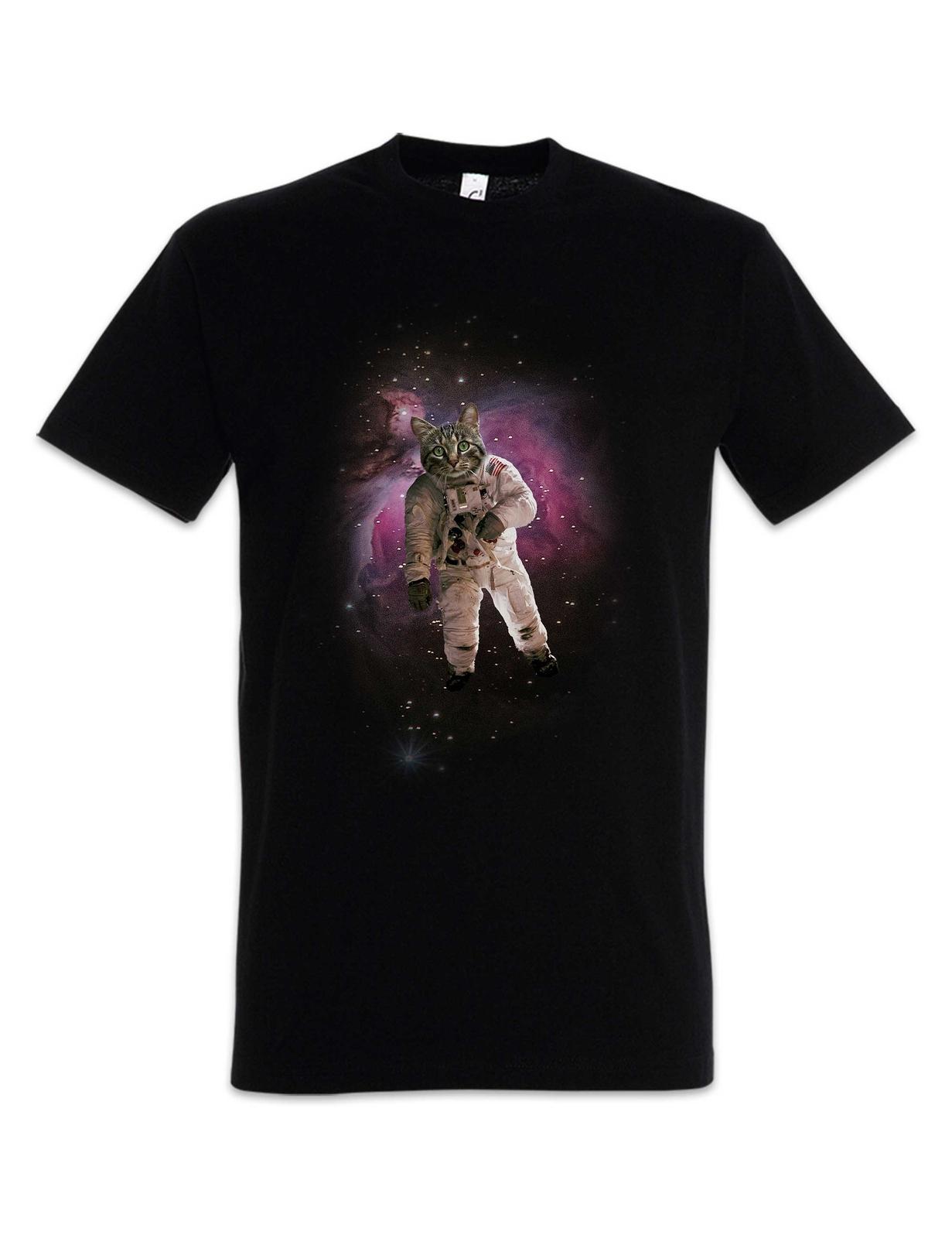Cat Astronaut Nerd Space Station Planets Astronomer Astronomy Love Fun T-Shirt Mens Womens Tees Top 3XL