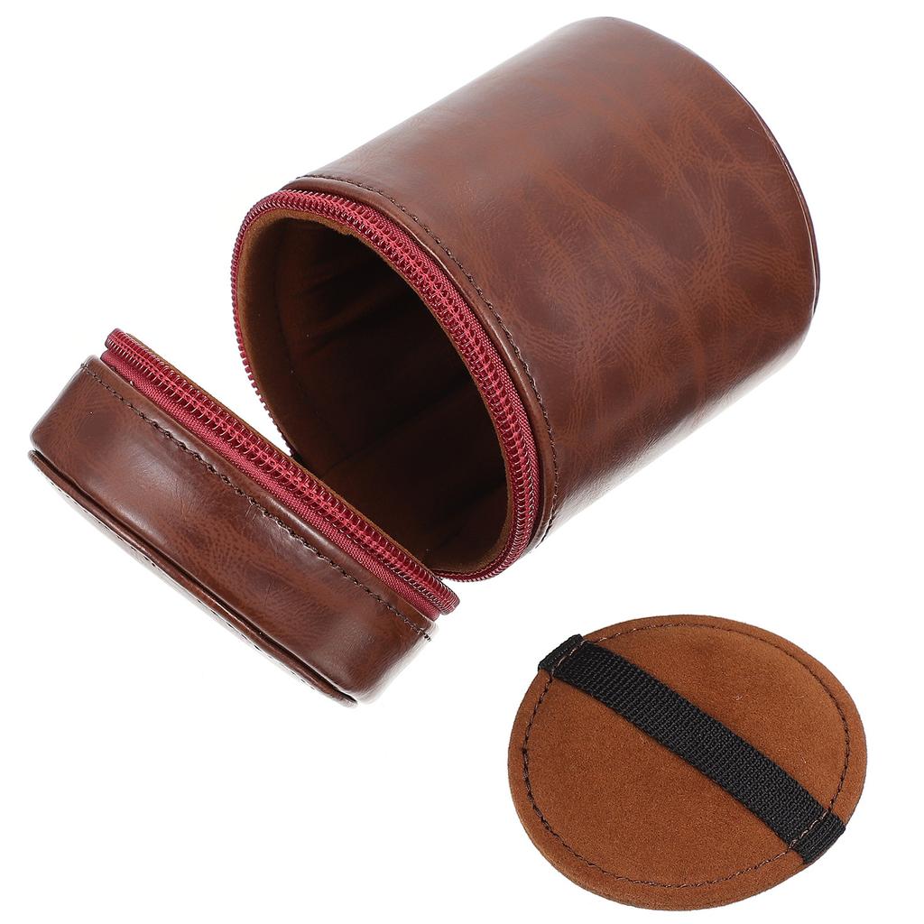 Borsa Impermeabile per Obiettivi Fotografici Realizzata in Materiale PU Premium Leggera Compatta Anti-Caduta Custodia per Obiettivi per Tutti