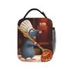 Ratatouilles Lunch Bag For Women  Designer Lunch Box Retro Picnic Cooler Bag Portable Oxford Tote Food Bags