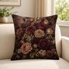art vintage floral still life oil painting Cushion Cover Soft Short Plush SkinFriendly Cushion Case for MultiScene Use