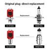 High Low Beam Motorcycle LED Headlight Bulb With Fan Dual Color DRL Beam Light  Motorcycle Lighting
