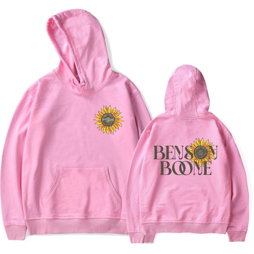 Benson Boone Sunflower Merch Hoodie Damen Herren Langarm Sweatshirt Modischer Pullover Kleidung