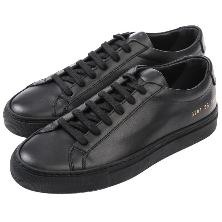 (WMNS) Common Projects Achilles Low 'All Black' Women's 3701-7547