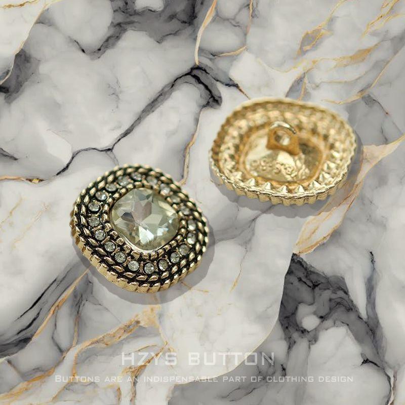 

Hzys 6Pcs Luxury Metal Sewing Button For Clothing Coat Skirt Clothing Accessory High Qulity Buttons Decorative Diy Accessories 18mm