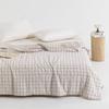 Muji Plaid Textured 100% Cotton Summer Quilt