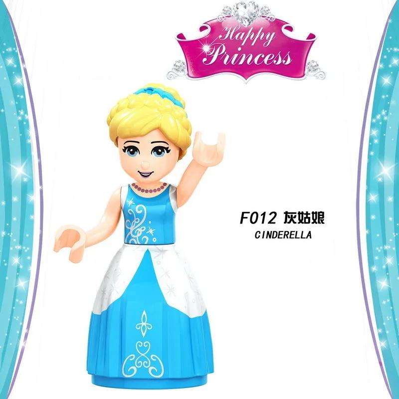 2 IN 1 SLUBAN Girl Royal Carriage Wagon Model Building Blocks Enlighten Action Figure Toys For Children