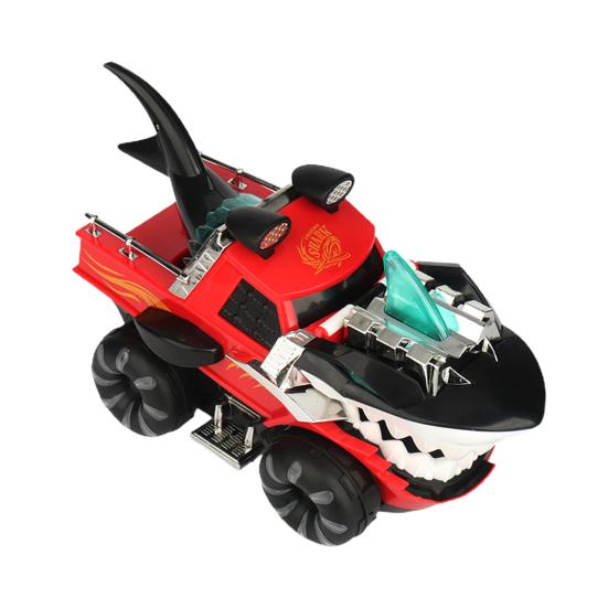 Toy Vehicles Fun Wear-resistant Plastic Electric Shark Engineering Vehicle for Kids