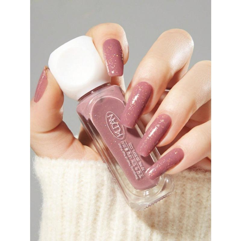 10ml Removable Water-Based Nail Polish, Long-Lasting Quick-Drying Nail Polish No Baking Required For Women And Girls Nails