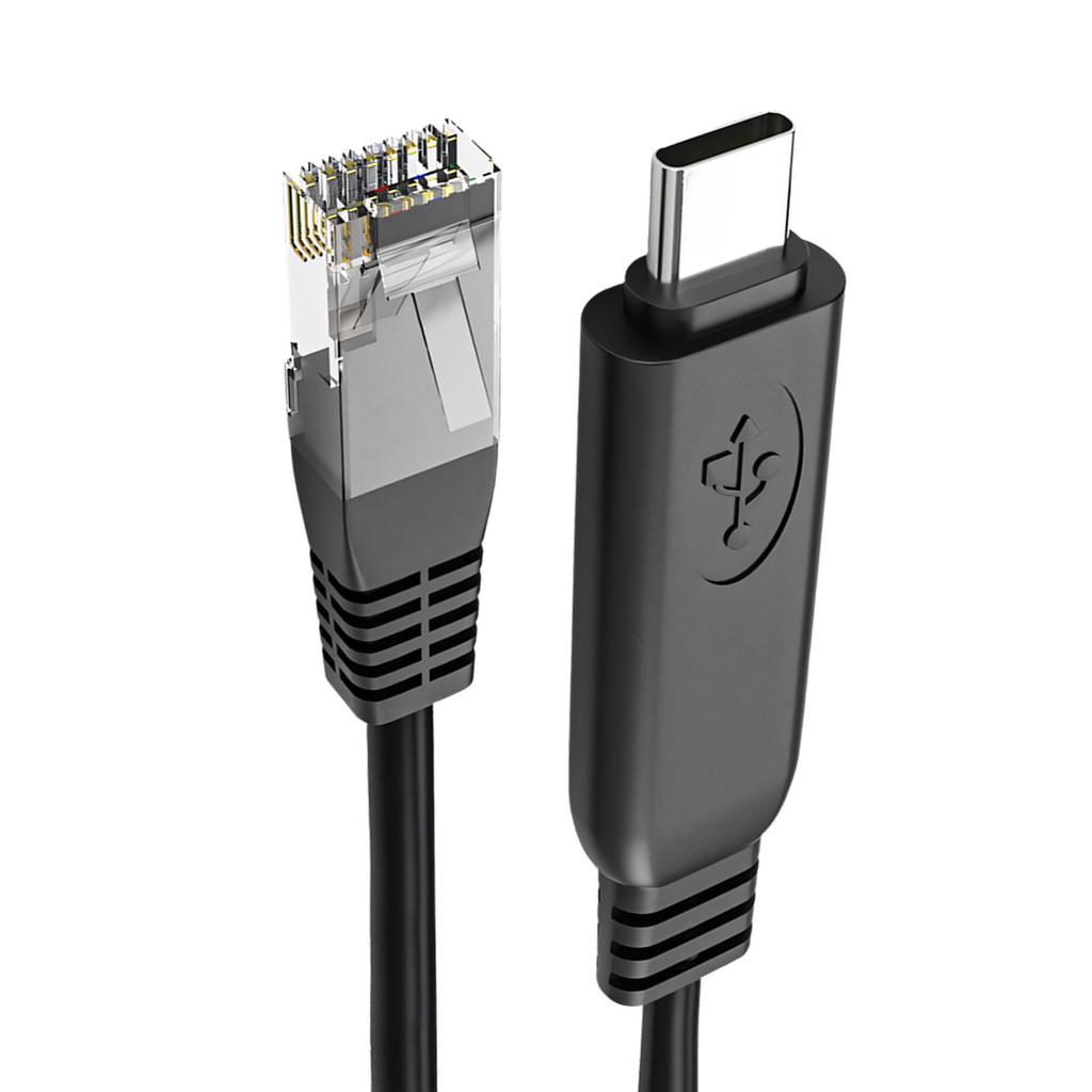 Highly Speed USB C To RJ45 Ethernet Cable 1000Mbps Speed For Gaming Streaming Not Needed Driver Compactly Design