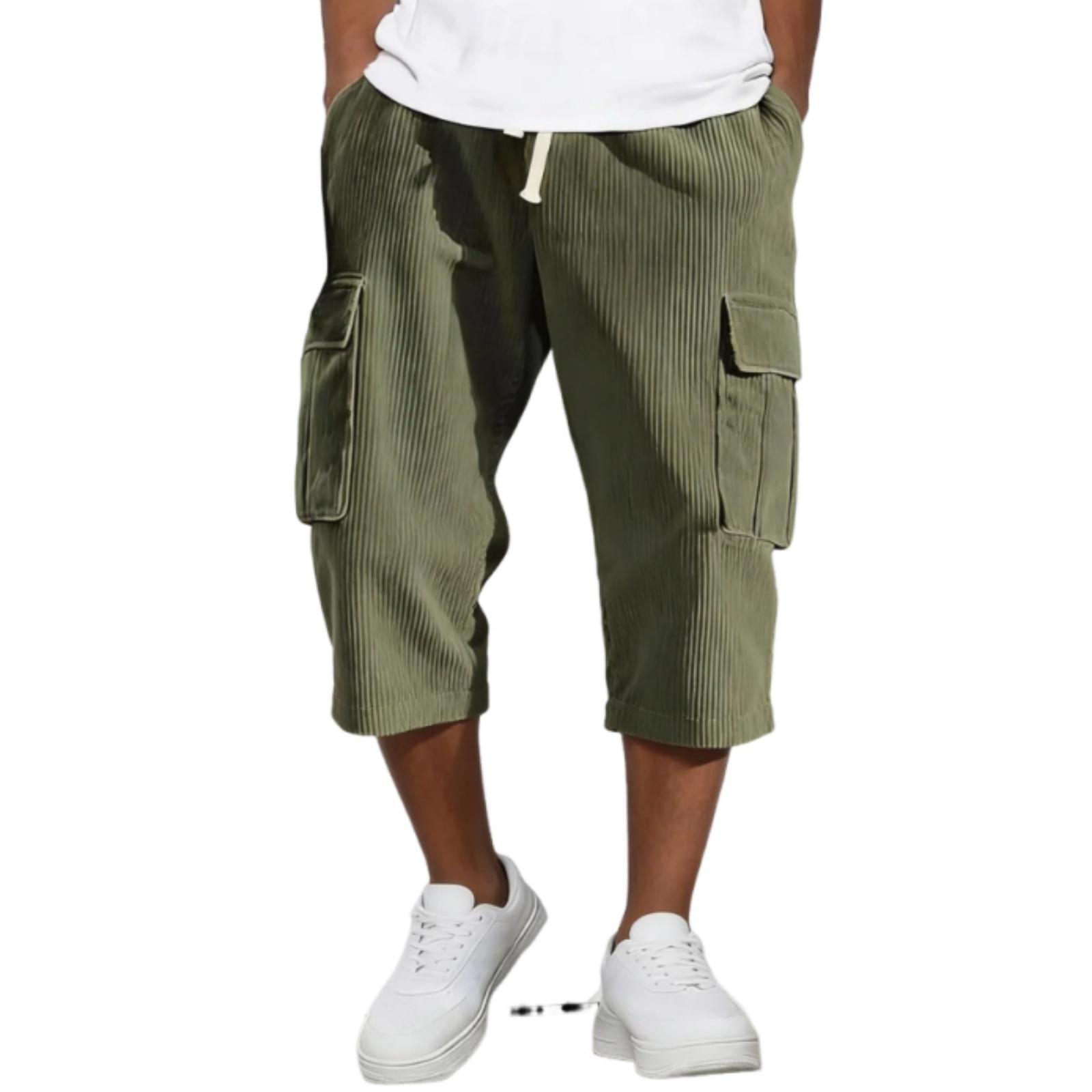 

Men s Fashion Casual 3/4 Length Pants XL