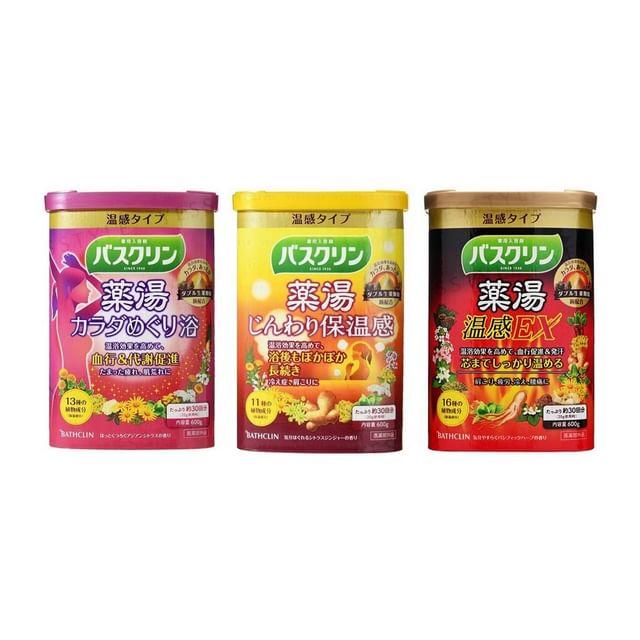 BATHCLIN - Herbal Bath Salt Gentle Warm Ginger - 600g