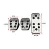 UZYJ9 Car Pedals for Ford Focus 2 MK2 Focus 3 MK3 Kuga Escape ST 2009-2017 Fuel Brake Clutch Pedal Cover Car-styling