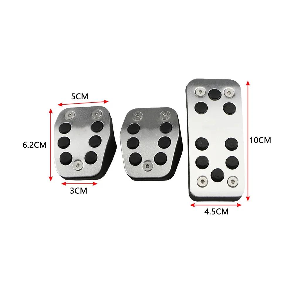 UZYJ9 Car Pedals for Ford Focus 2 MK2 Focus 3 MK3 Kuga Escape ST 2009-2017 Fuel Brake Clutch Pedal Cover Car-styling