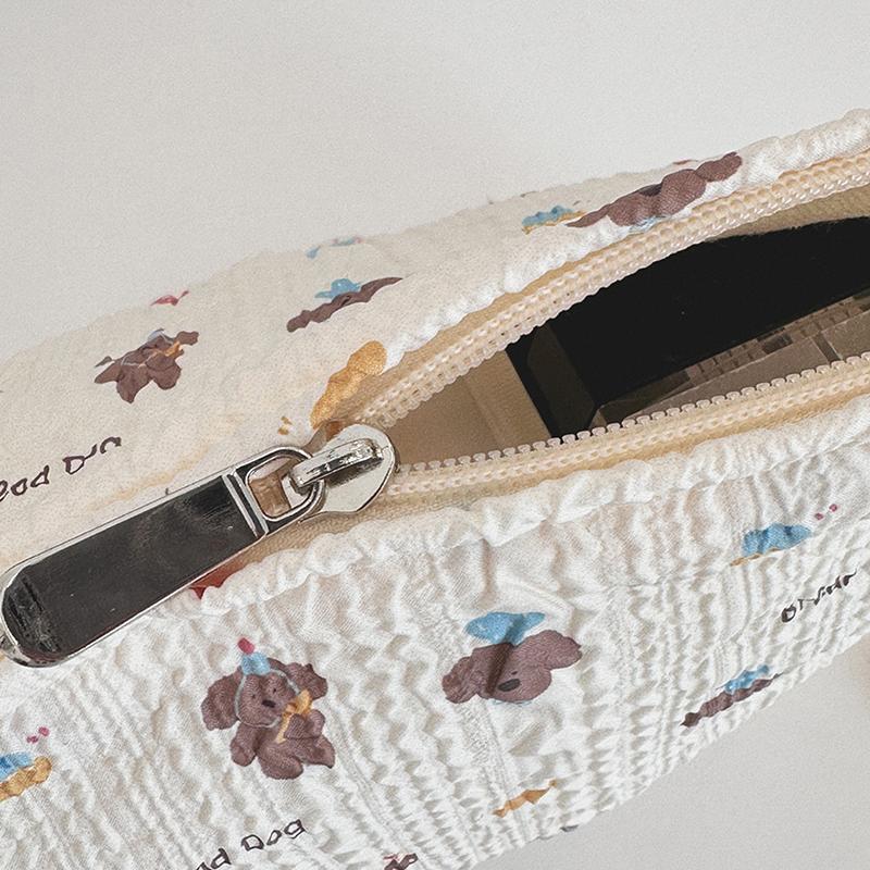 Cute Little Bear Rabbit Makeup Bag Portable Women Storage Bag Travel Large Capacity Cosmetic Organizer Pouch