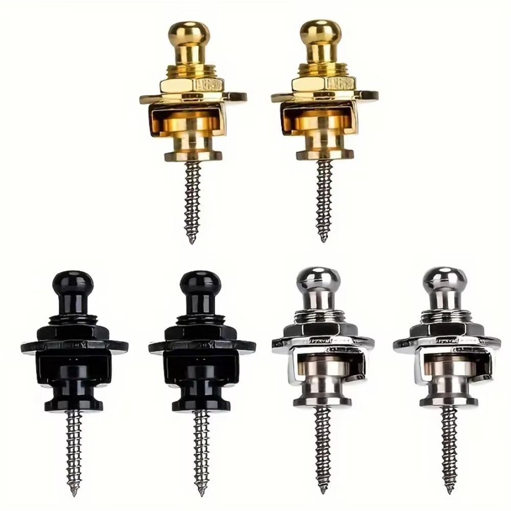 1 Peça Botões de Pino de Travamento de Metal de Liga Premium Pinos de Travamento para Guitarra Baixo Acústica