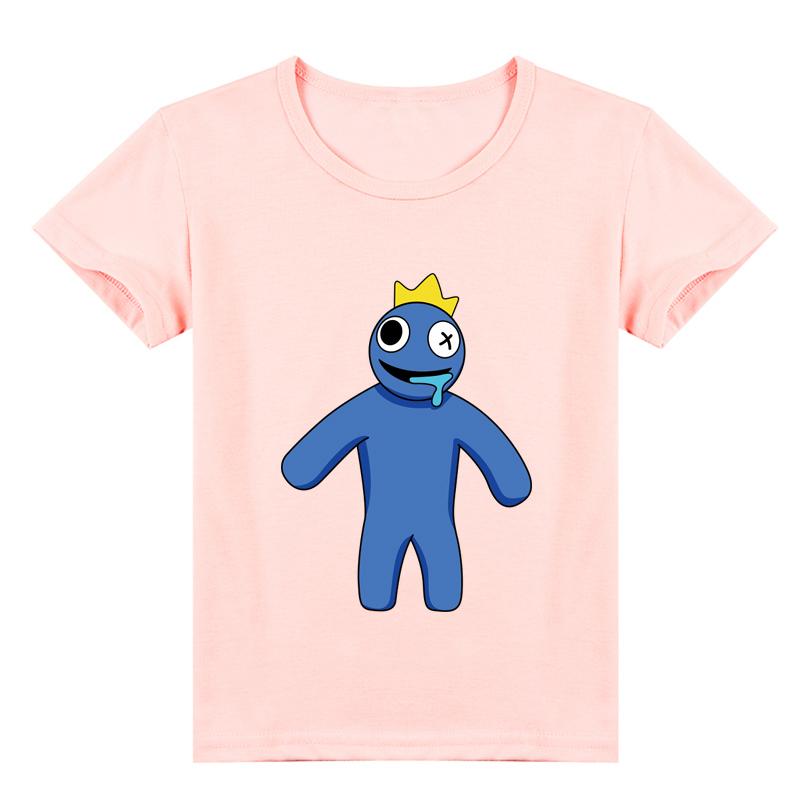 Děti Novinka Módní 3D potištěné tričko Rainbow Friends s krátkým rukávem pro děti