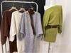 Korean Style One-Shoulder Long-Sleeve Sweater Dress with Hip-Wrapping Skirt for Autumn/Winter 2025