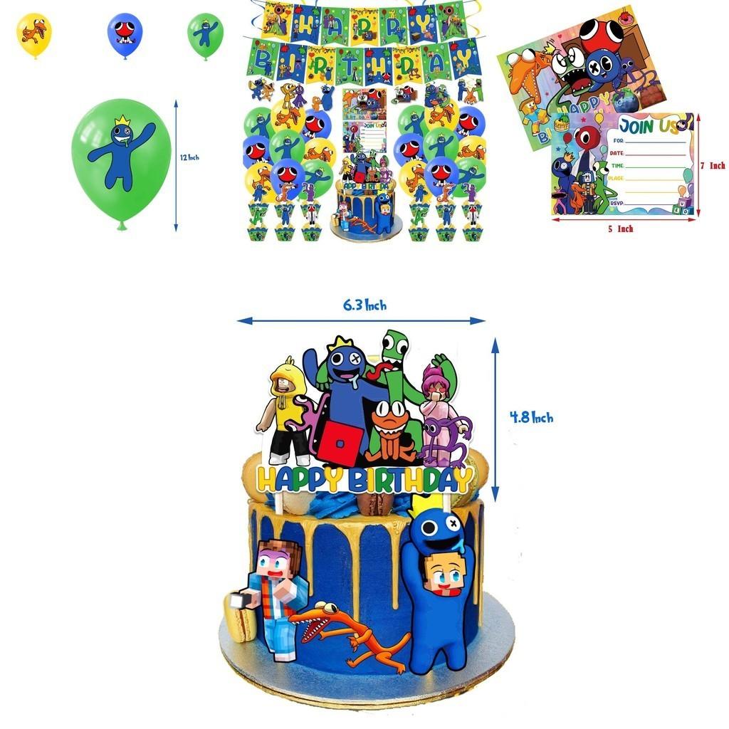 Get Ready For A Memorable Party With Roblox Rainbow Friends Birthday Decorations
