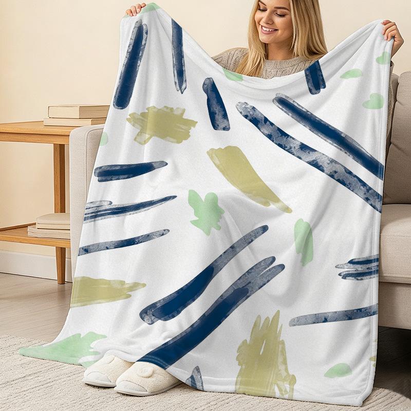 Soft Solid Flannel Blanket – Warm Cozy Home Throw for Relaxing, Christmas & Halloween Decor, Plush Comfort for Bedroom Living Room
