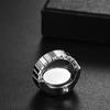 "Fashion Ring Watch for Women Adjustable Stainless Steel Analog Waterproof Quartz Timepiece Gold Silver"