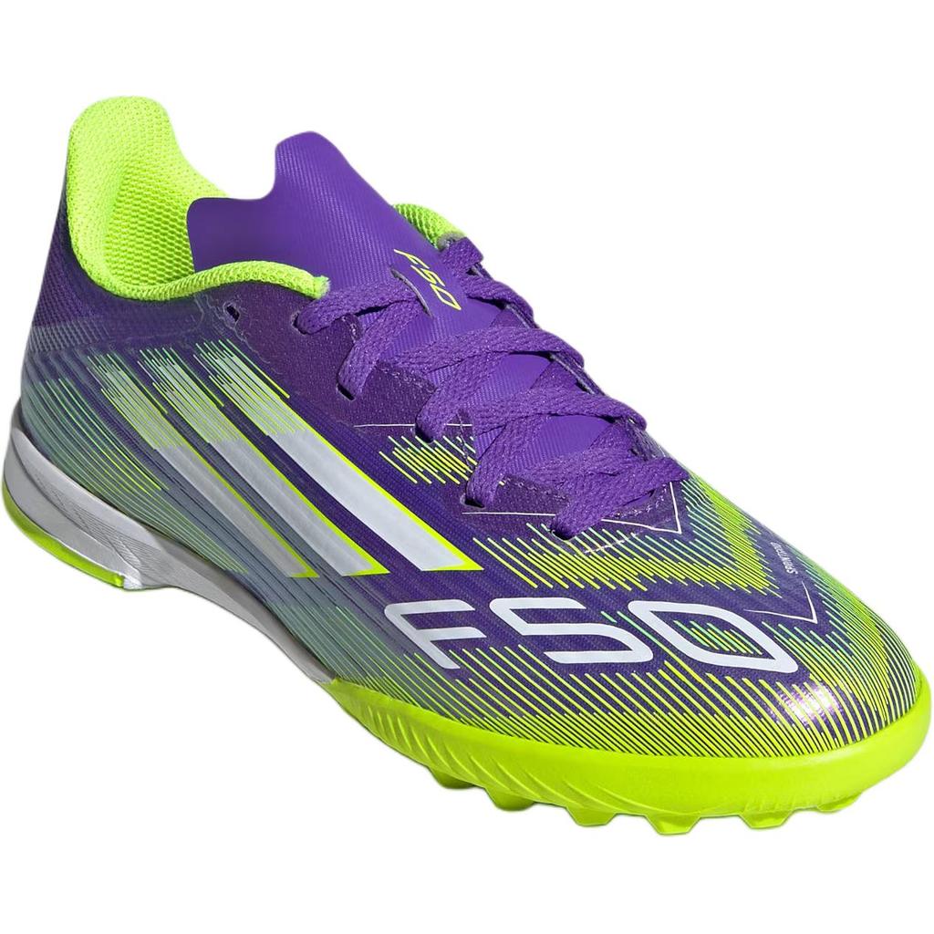 Adidas Adizero F50 League TF K Radiant Blaze Pack Kids Sneakers Purple Purple-Rush Cloud-White JI0000