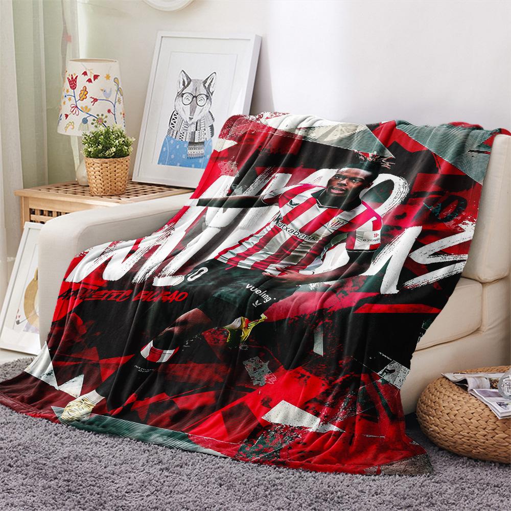 Bilbao Print FlAannel Blanket, High Quality Comfortable for All Seasons, Home Decor, Warmth and Comfort