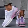 Fashion Purple Sport Shoes Women Running Shoes Breathable Air Cushion Mesh Sneakers Anti-slip Gym Trainers Jogging Athletic Shoes Big 42